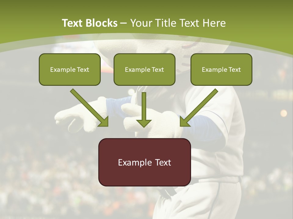 Baseball Perform Team PowerPoint Template