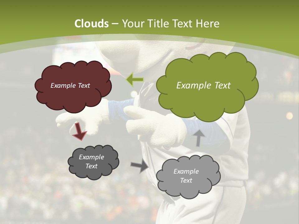 Baseball Perform Team PowerPoint Template