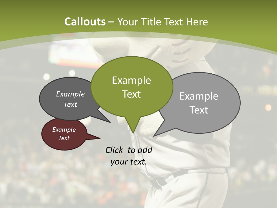 Baseball Perform Team PowerPoint Template