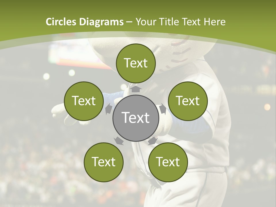 Baseball Perform Team PowerPoint Template