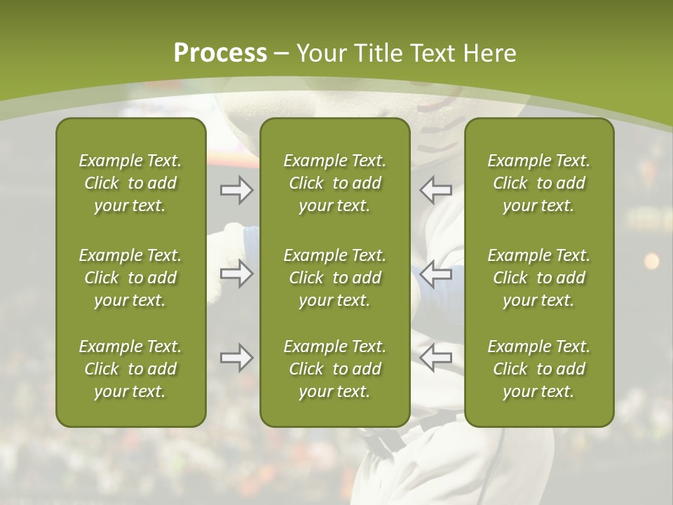 Baseball Perform Team PowerPoint Template