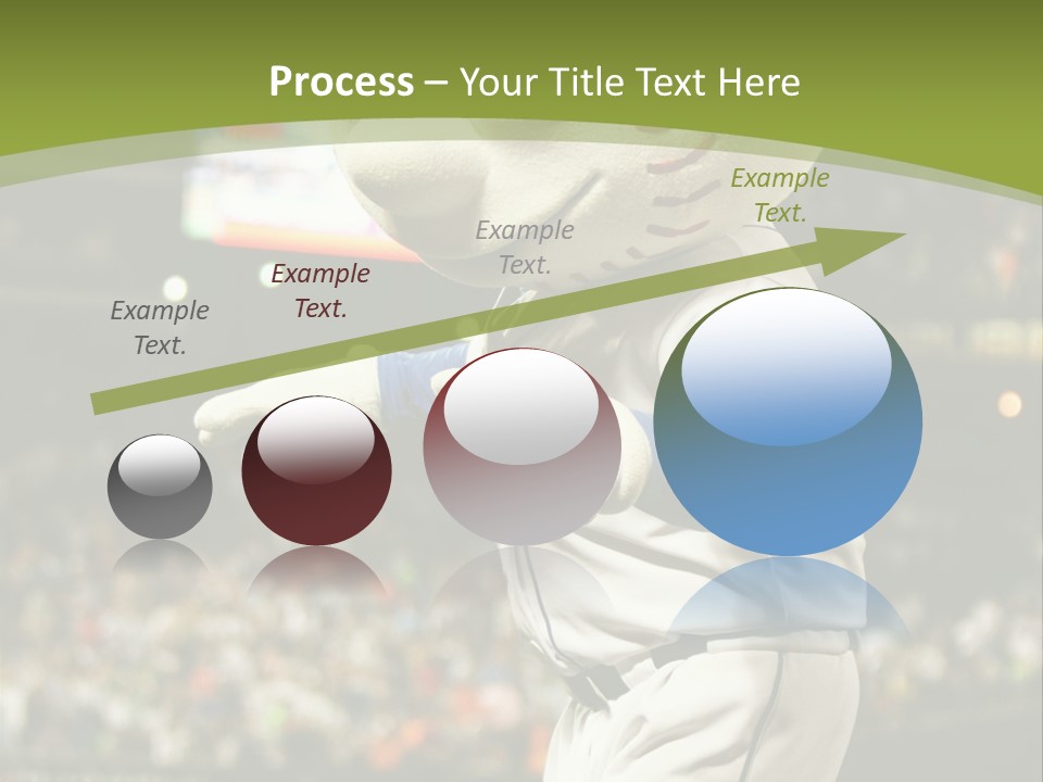 Baseball Perform Team PowerPoint Template