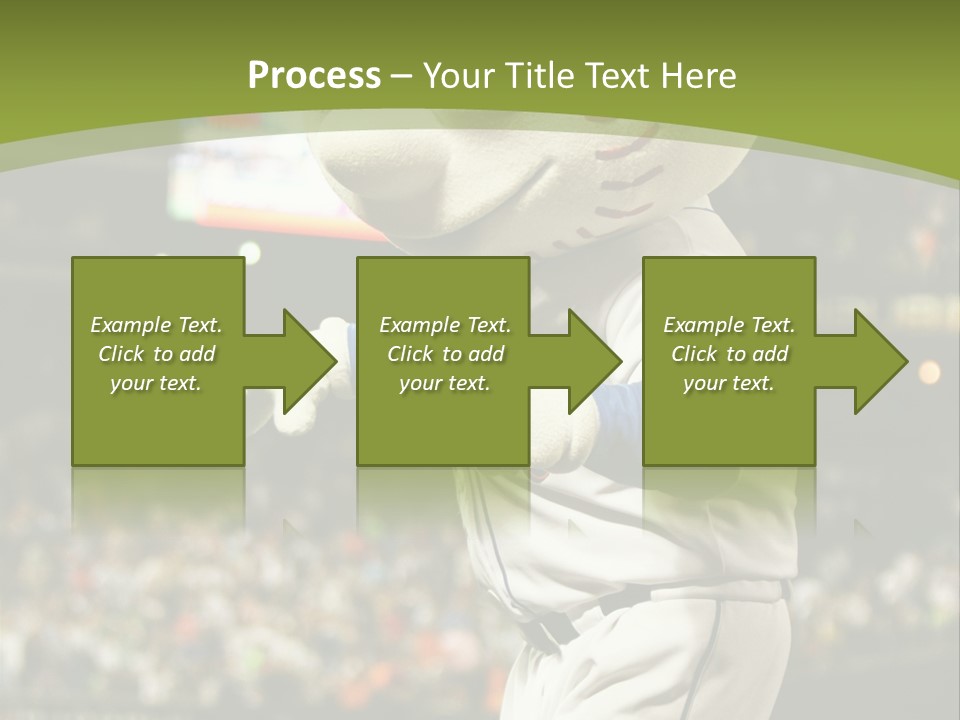 Baseball Perform Team PowerPoint Template