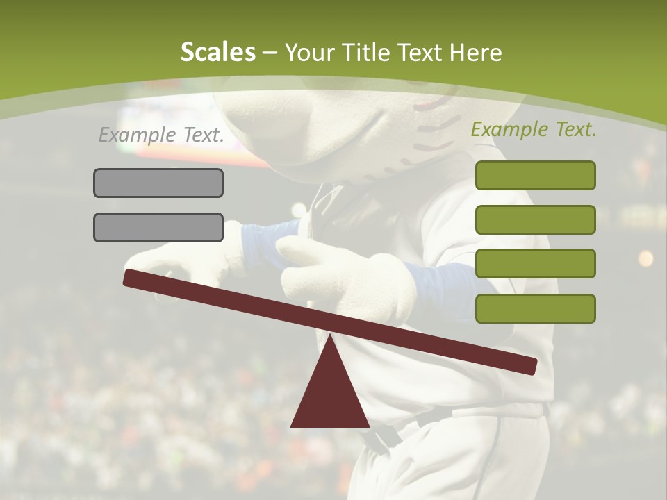 Baseball Perform Team PowerPoint Template