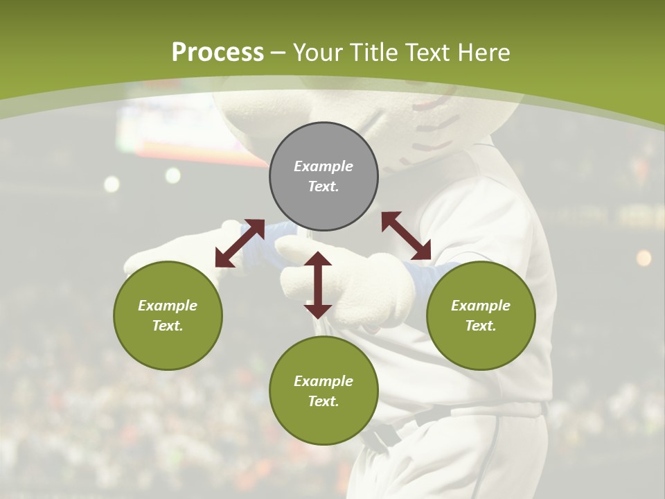 Baseball Perform Team PowerPoint Template