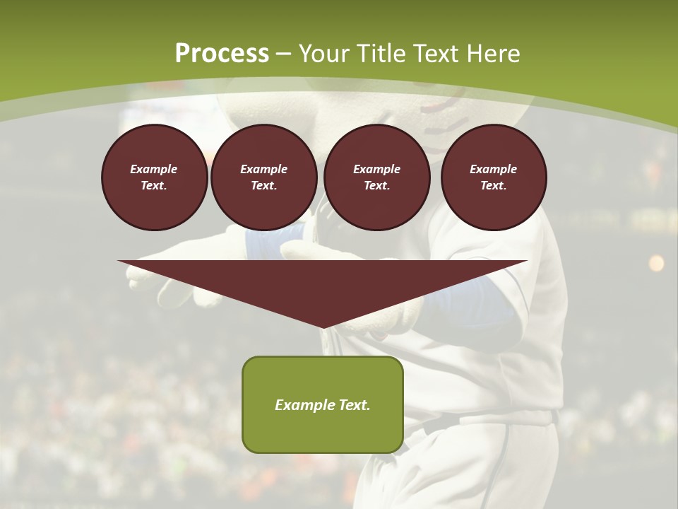 Baseball Perform Team PowerPoint Template
