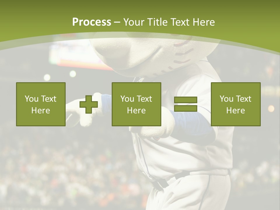 Baseball Perform Team PowerPoint Template