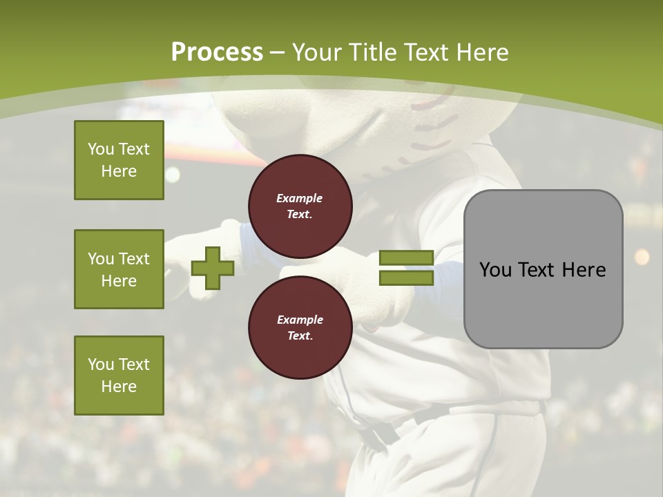 Baseball Perform Team PowerPoint Template