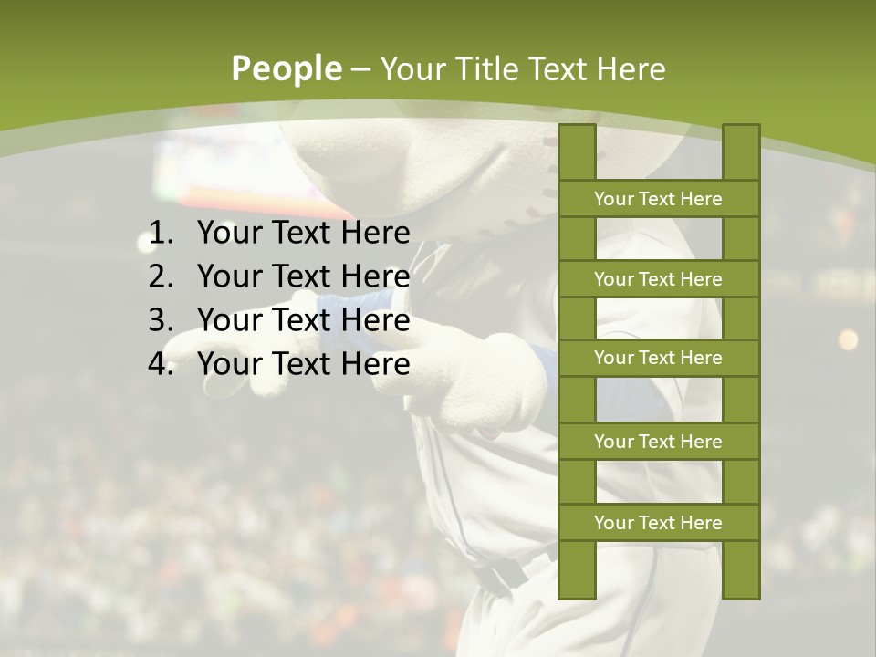 Baseball Perform Team PowerPoint Template