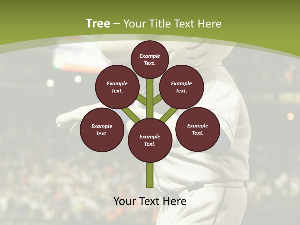 Baseball Perform Team PowerPoint Template