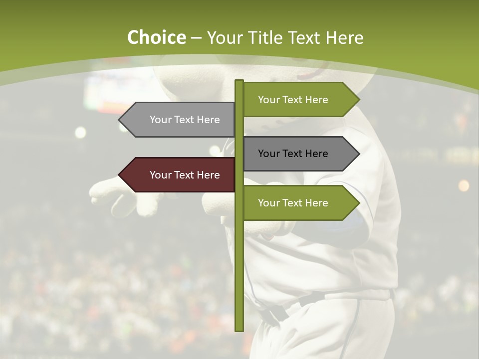 Baseball Perform Team PowerPoint Template