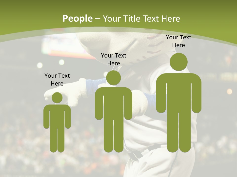 Baseball Perform Team PowerPoint Template