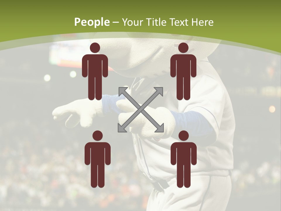 Baseball Perform Team PowerPoint Template