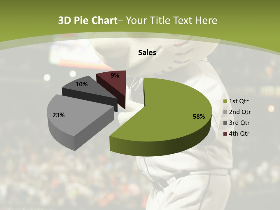 Baseball Perform Team PowerPoint Template