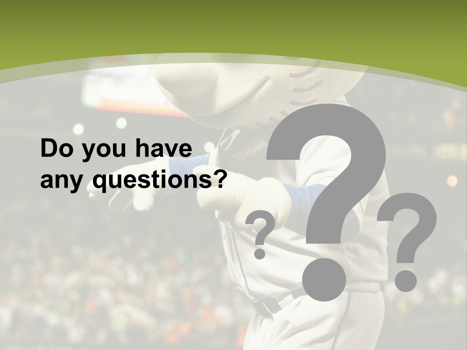 Baseball Perform Team PowerPoint Template