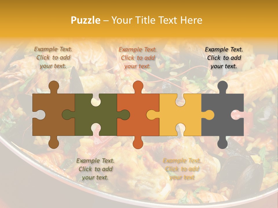 White Rice Diet PowerPoint Template