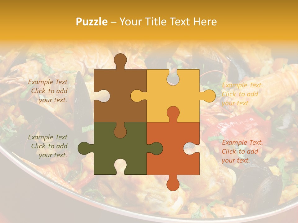 White Rice Diet PowerPoint Template