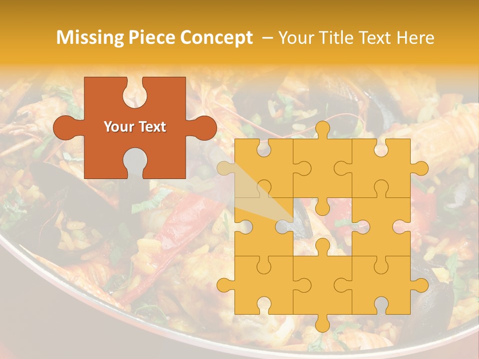 White Rice Diet PowerPoint Template