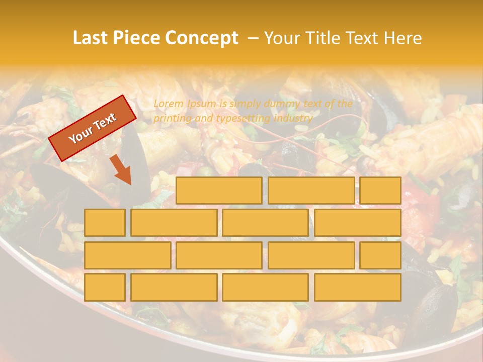 White Rice Diet PowerPoint Template