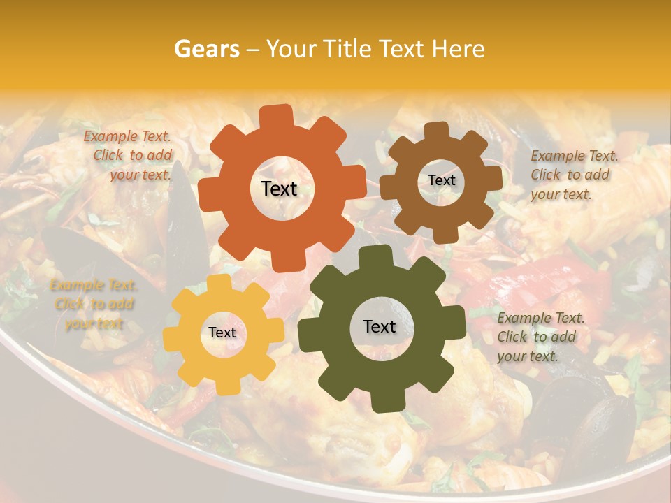 White Rice Diet PowerPoint Template