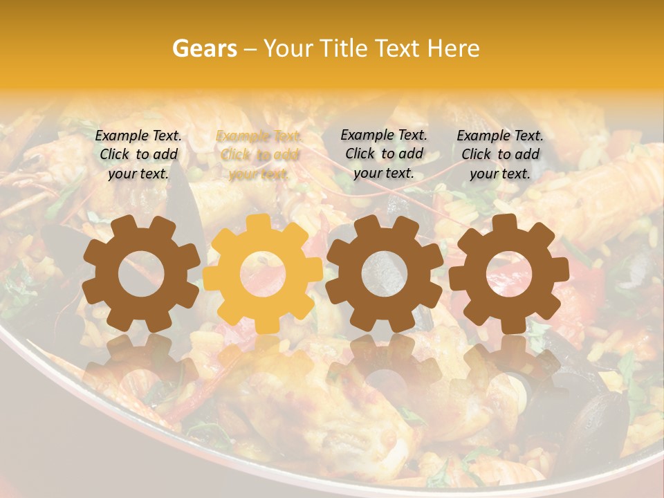 White Rice Diet PowerPoint Template