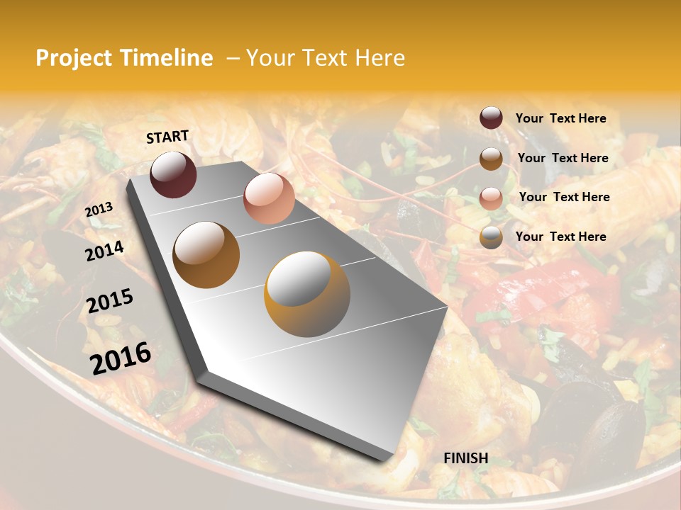 White Rice Diet PowerPoint Template