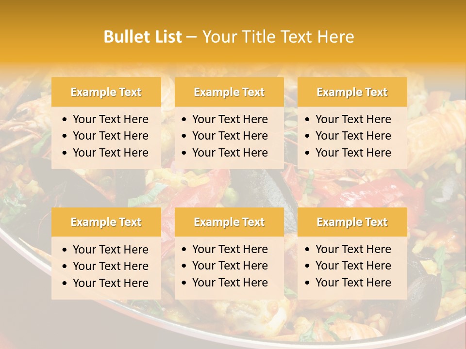 White Rice Diet PowerPoint Template