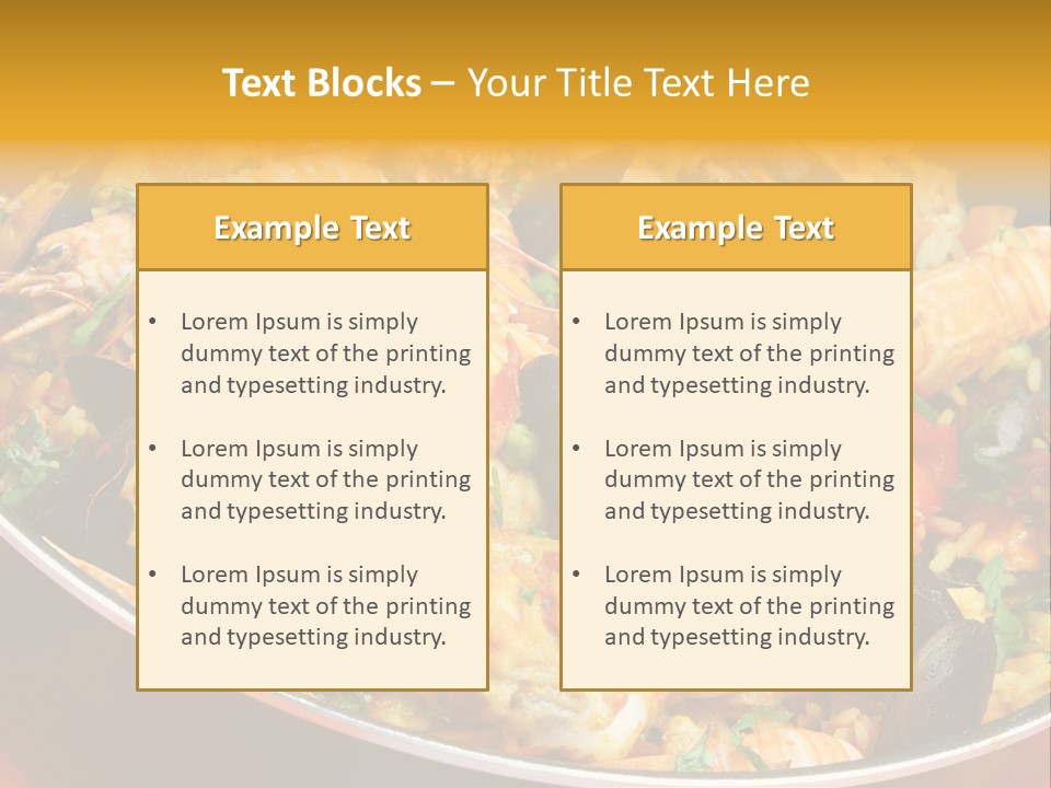 White Rice Diet PowerPoint Template