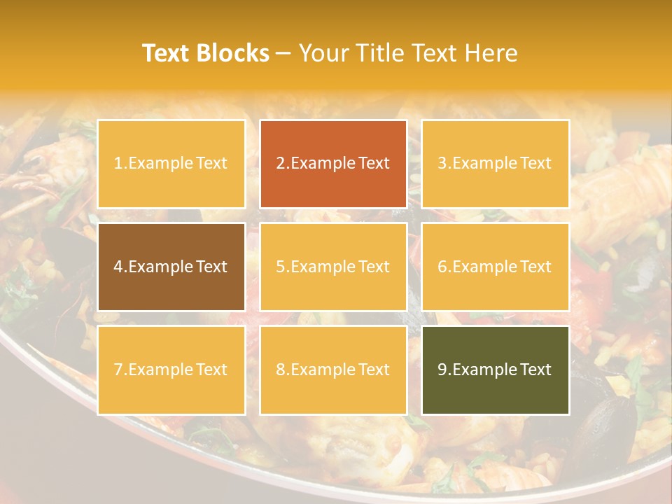 White Rice Diet PowerPoint Template