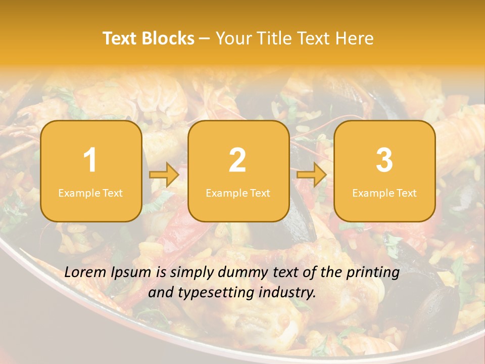 White Rice Diet PowerPoint Template