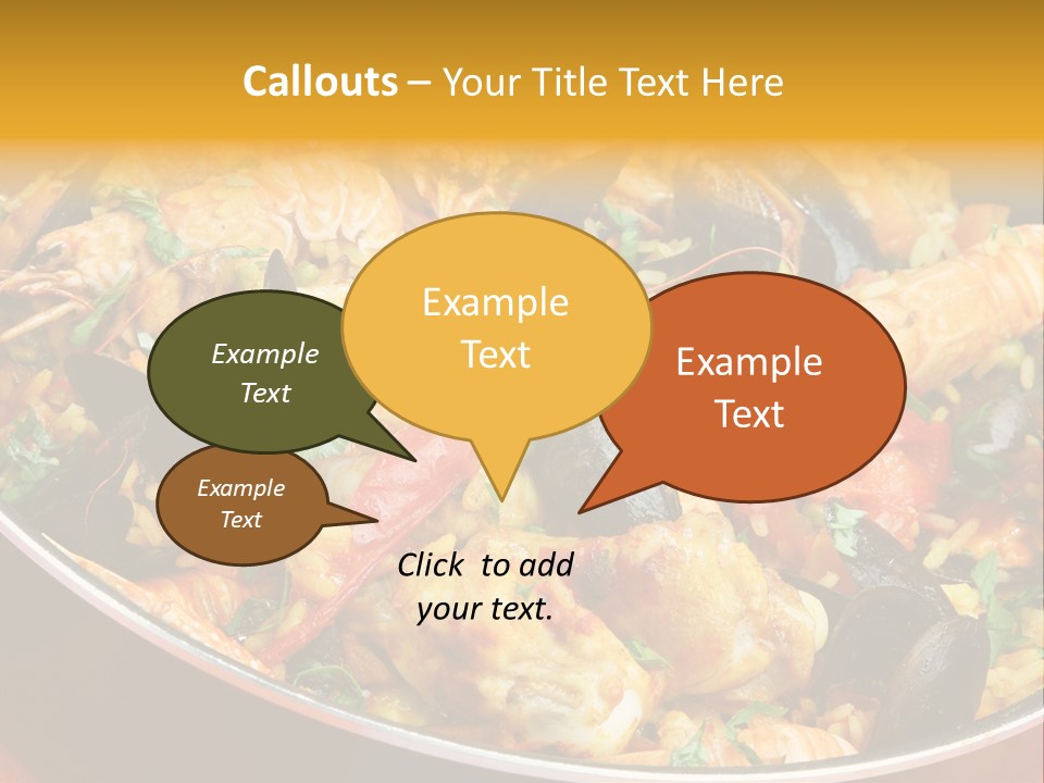 White Rice Diet PowerPoint Template