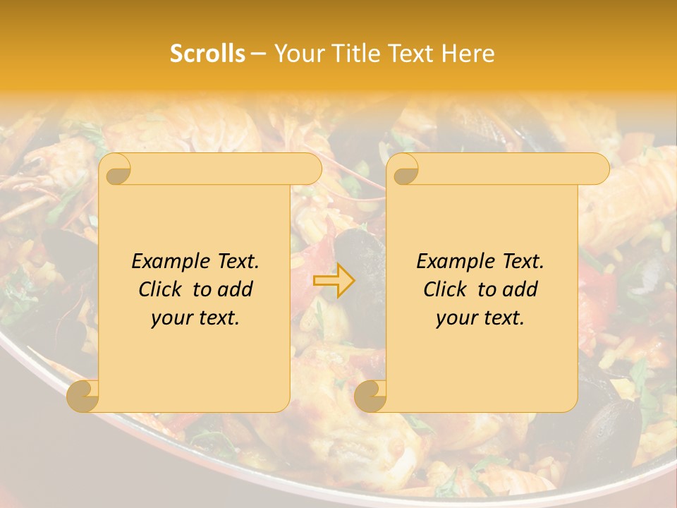 White Rice Diet PowerPoint Template