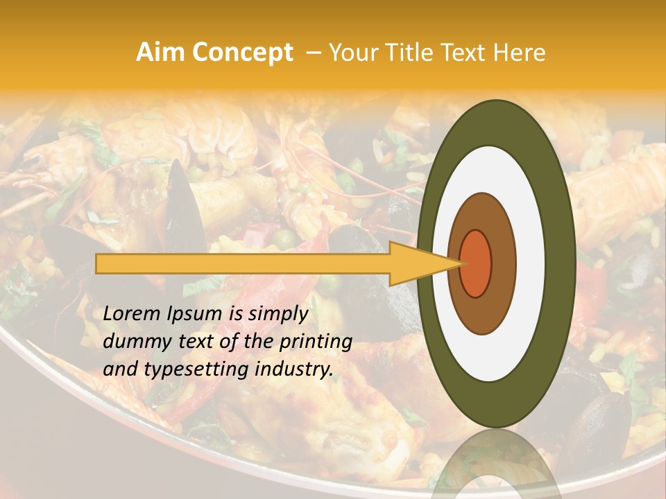 White Rice Diet PowerPoint Template