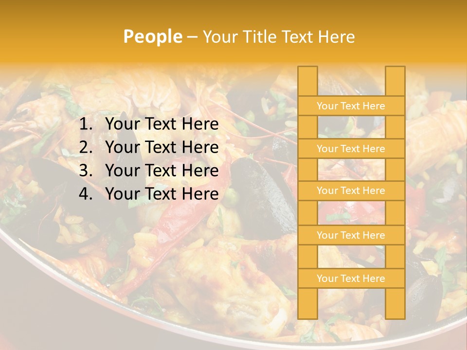 White Rice Diet PowerPoint Template