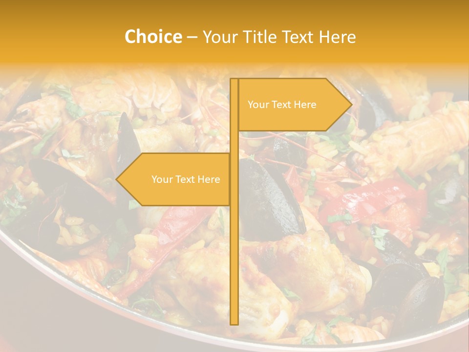 White Rice Diet PowerPoint Template
