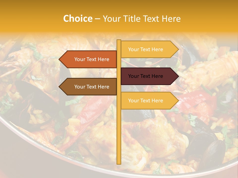 White Rice Diet PowerPoint Template