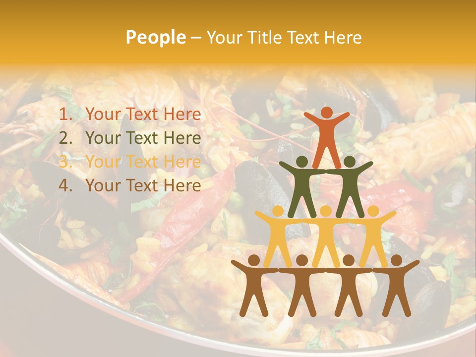 White Rice Diet PowerPoint Template