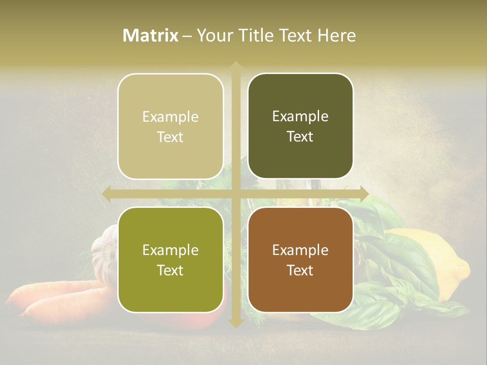 Nutrition Stilllife Cook PowerPoint Template