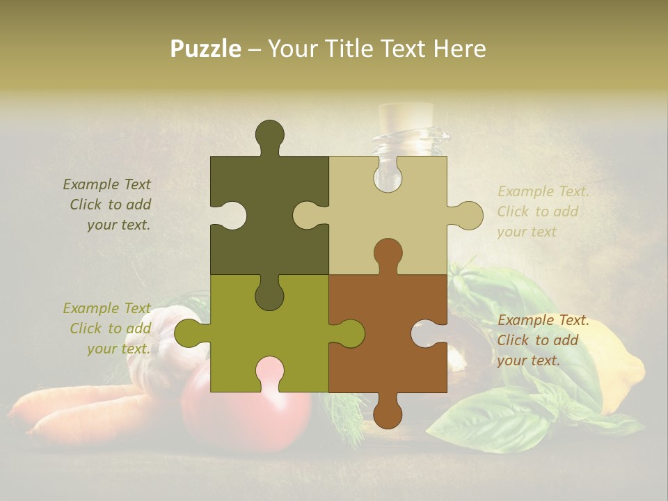 Nutrition Stilllife Cook PowerPoint Template