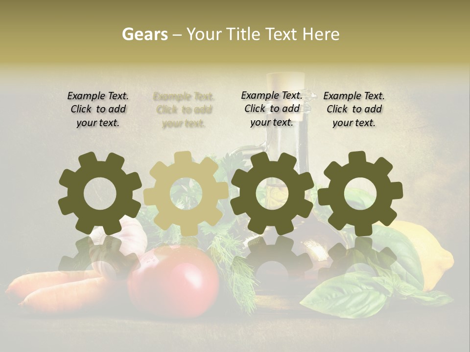 Nutrition Stilllife Cook PowerPoint Template