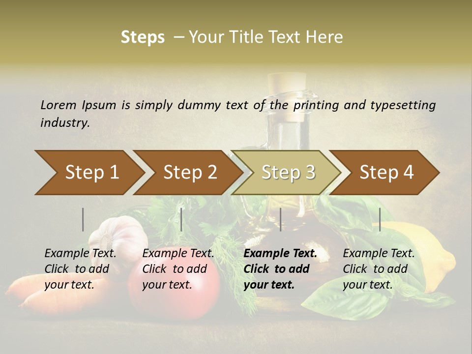 Nutrition Stilllife Cook PowerPoint Template