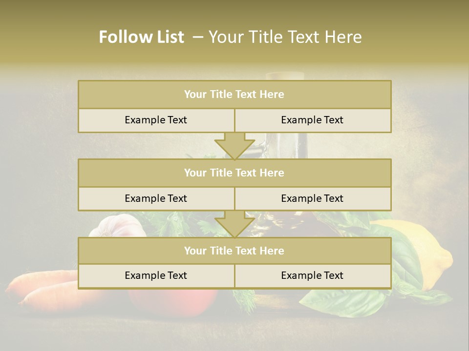Nutrition Stilllife Cook PowerPoint Template