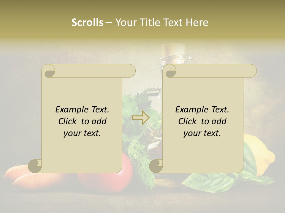 Nutrition Stilllife Cook PowerPoint Template