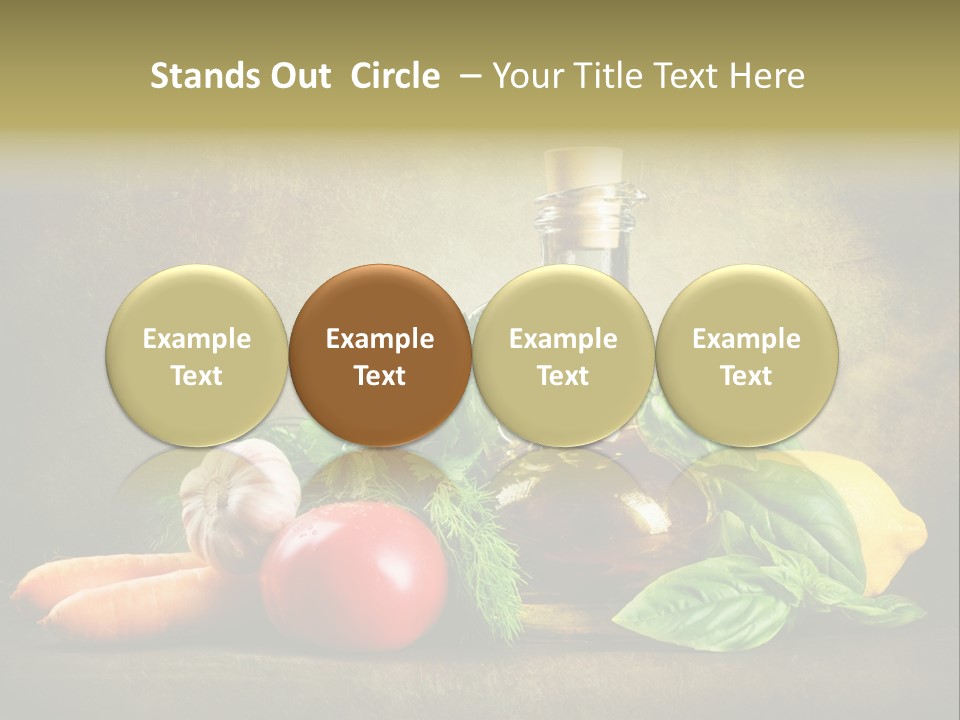Nutrition Stilllife Cook PowerPoint Template