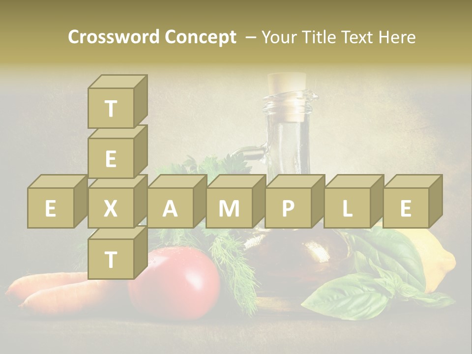 Nutrition Stilllife Cook PowerPoint Template