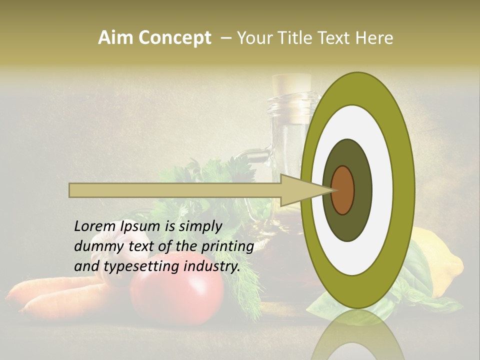 Nutrition Stilllife Cook PowerPoint Template