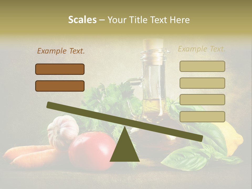 Nutrition Stilllife Cook PowerPoint Template