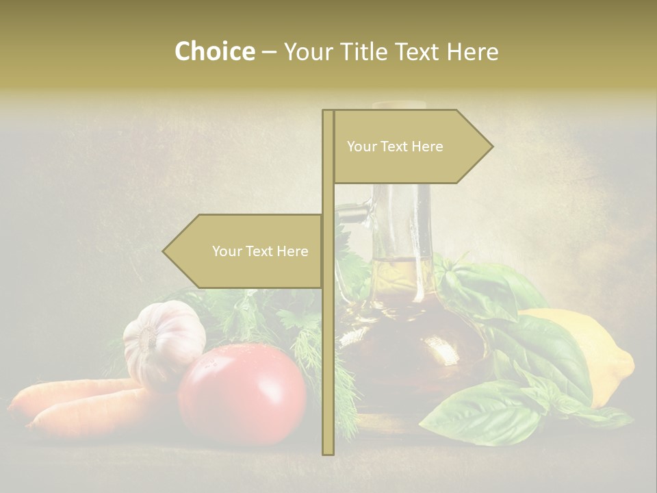 Nutrition Stilllife Cook PowerPoint Template
