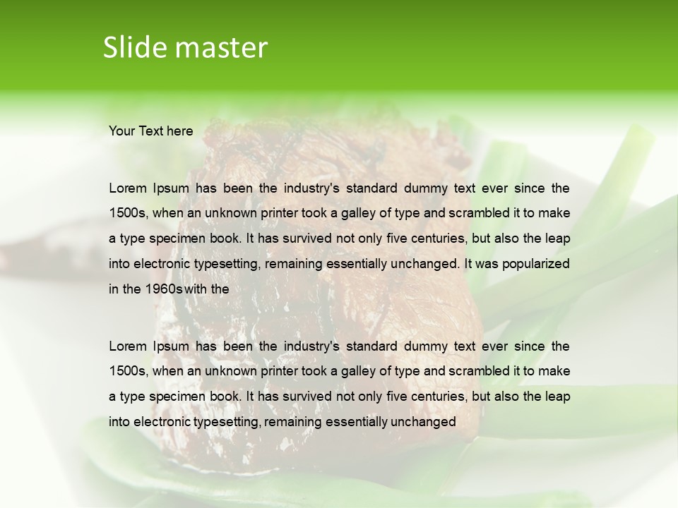 Rosemary Medium Diet PowerPoint Template