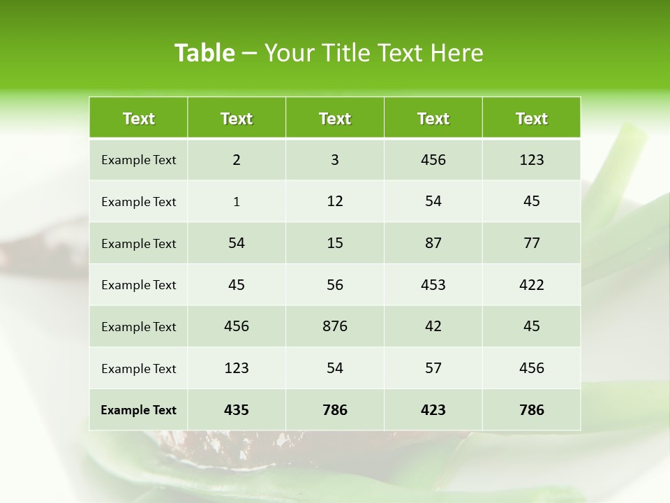 Rosemary Medium Diet PowerPoint Template